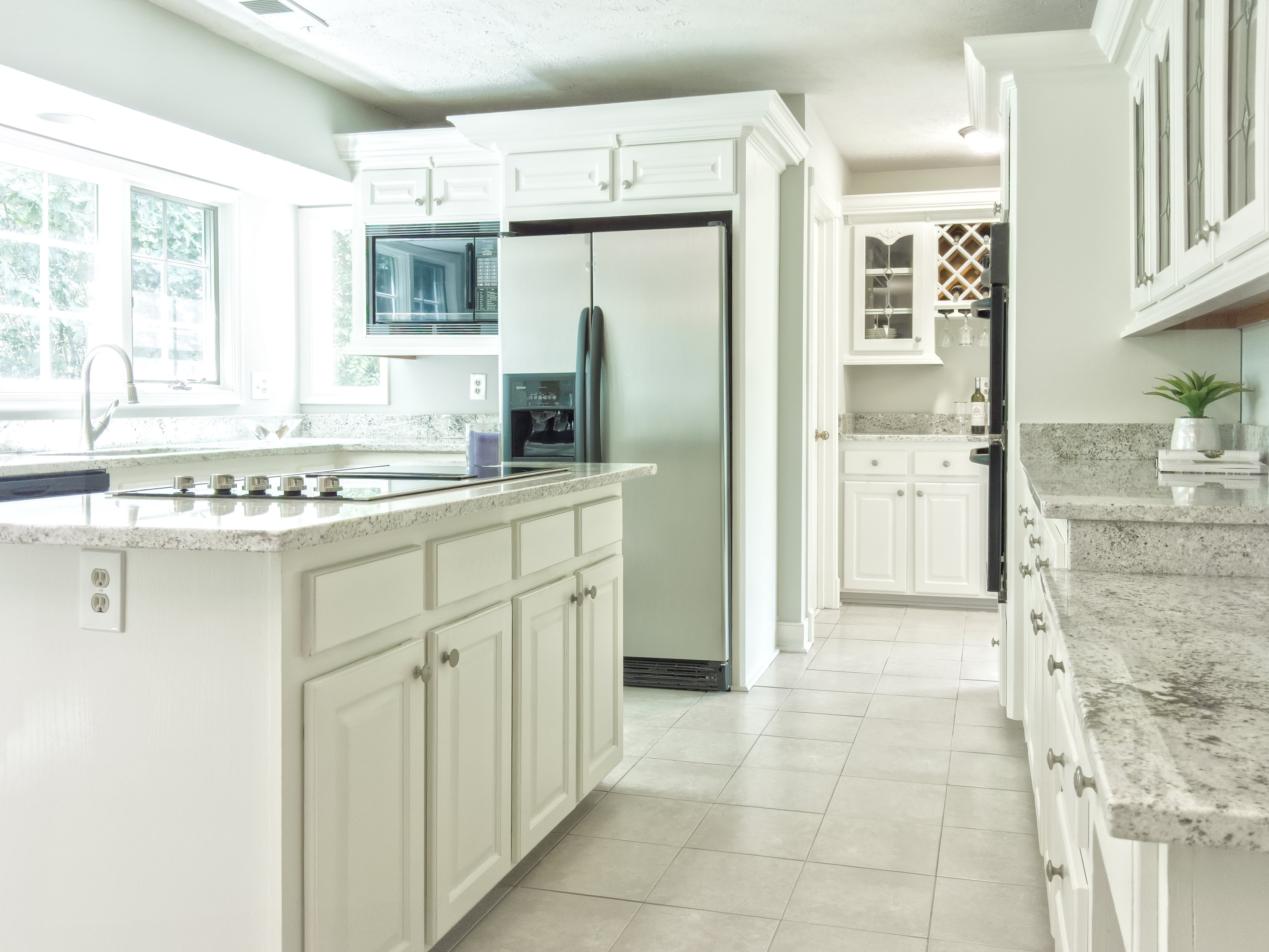 Pretty white kitchen